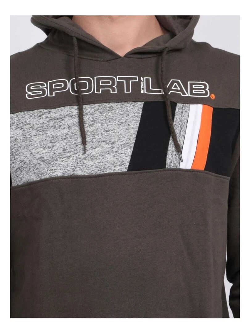 Sweat capuche WODESTO   Kaki