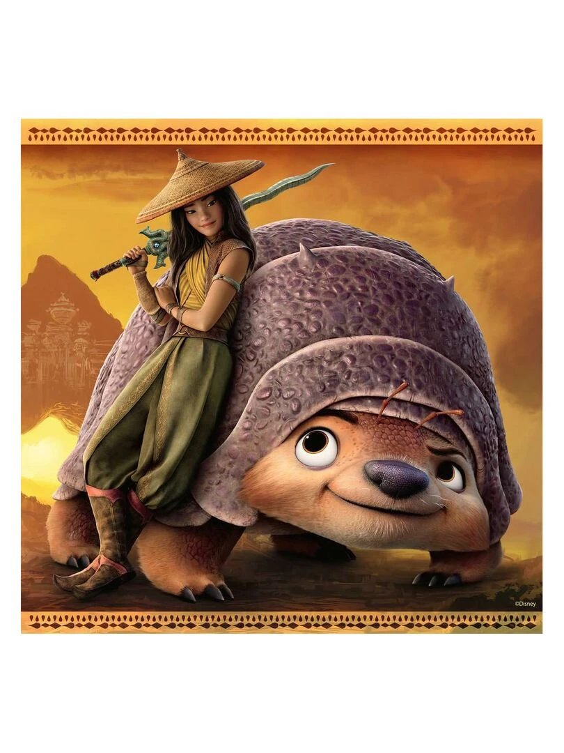 Puzzles 3x49 P Raya La Courageuse Guerrière / Disney Raya Et Le Dernier Dragon N/A