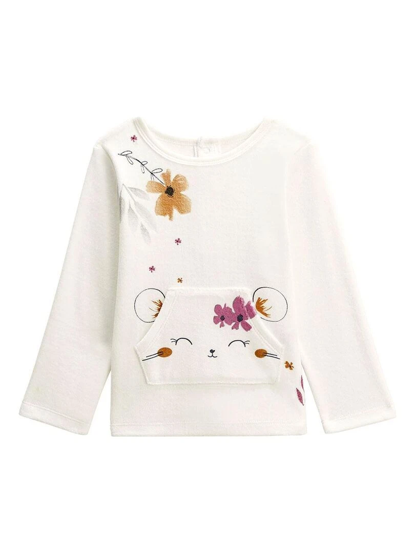 Pyjama bébé 2 pièces en velours Charlie Moutarde
