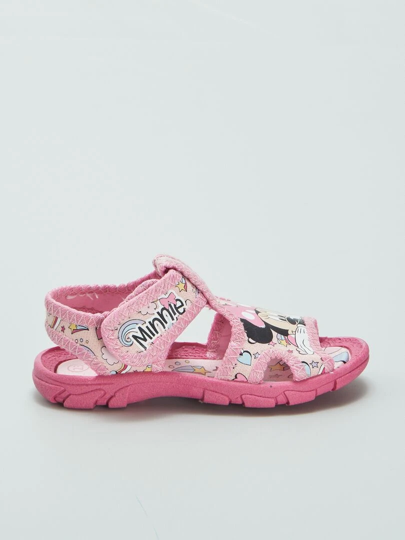 Sandales plates 'Minnie' 'Disney' Rose