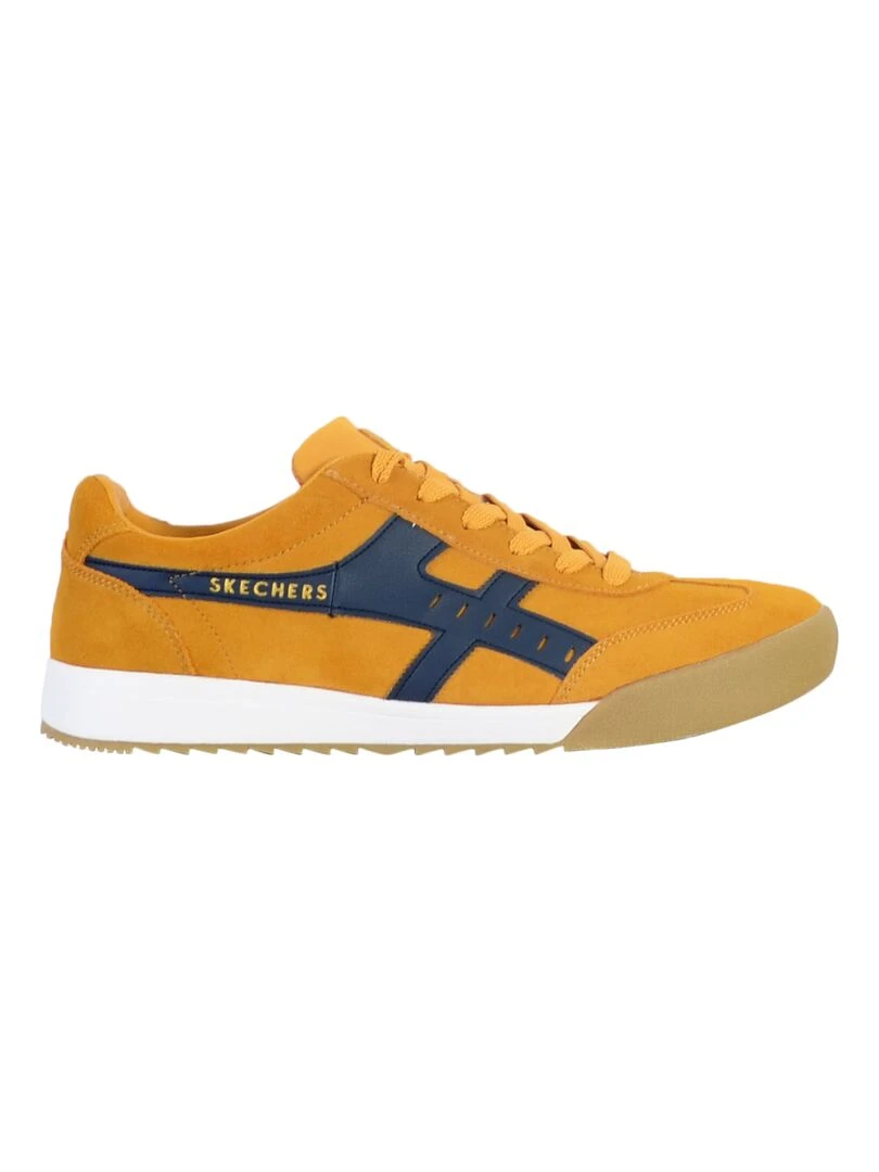 Basket Cuir Skechers Zinger Doré/or