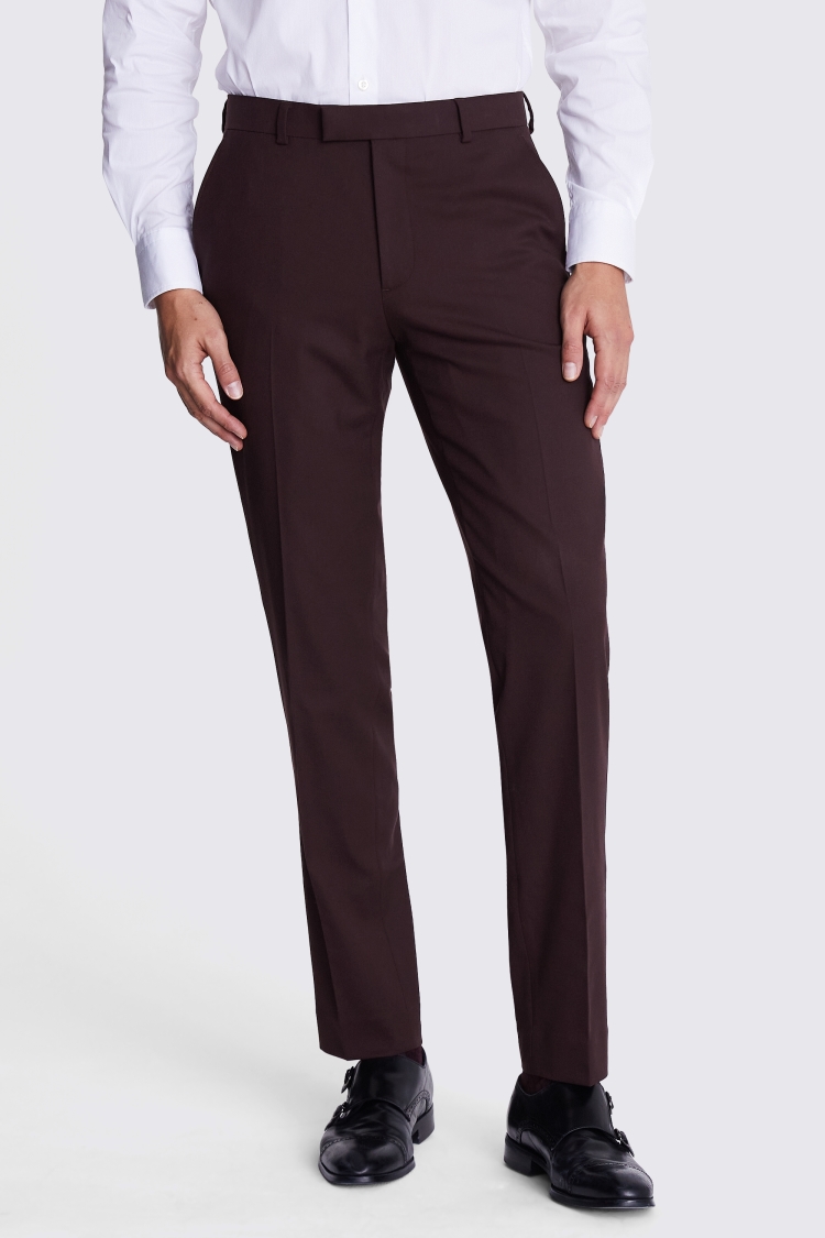 Tailored Fit Port Flannel Trousers Buy Online at Moss