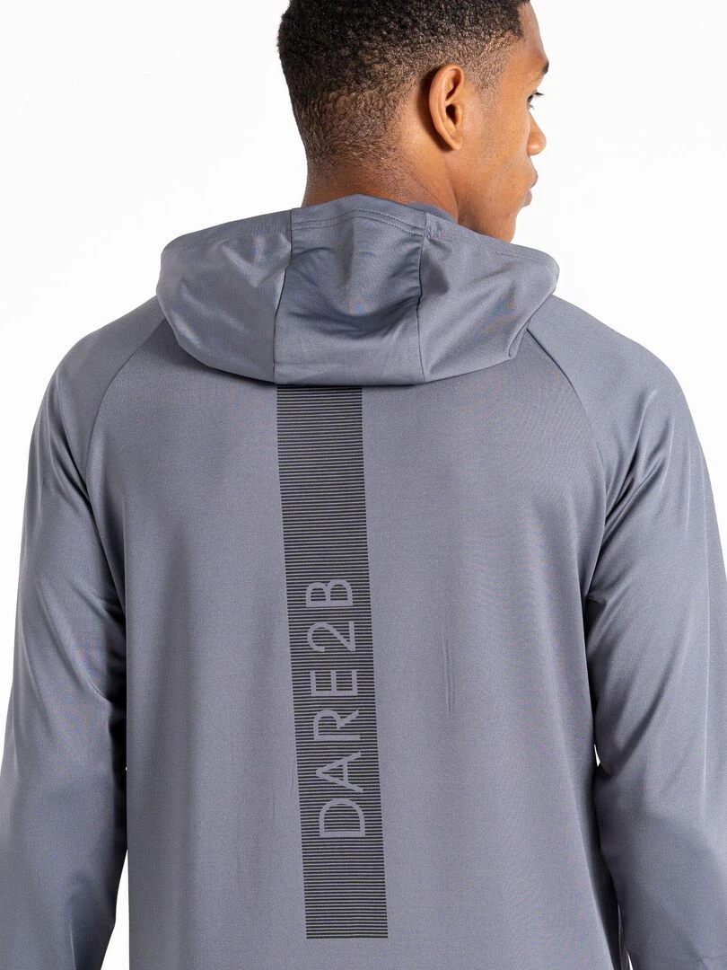 Dare 2B   Sweat à capuche SPRINTED   Gris foncé