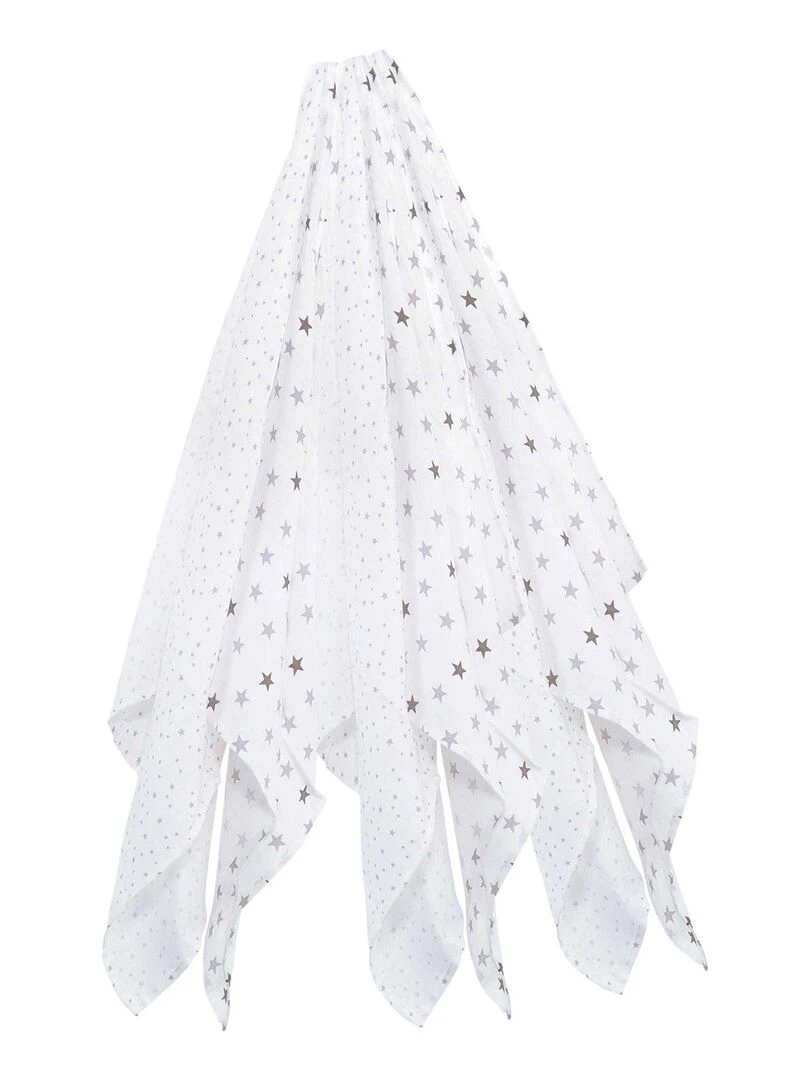 Lot De 6 Langes En Coton Étoile (70 X 70 Cm) N/A