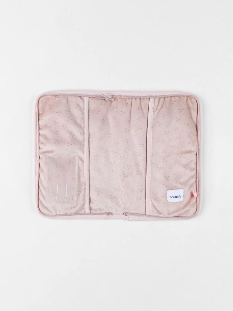 Protège carnet de santé Popsie en Veloudoux®  poudré   Noukie's   Rose