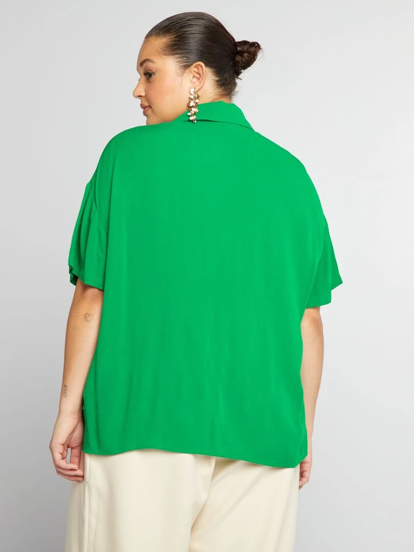 Chemisier à motifs   Vert