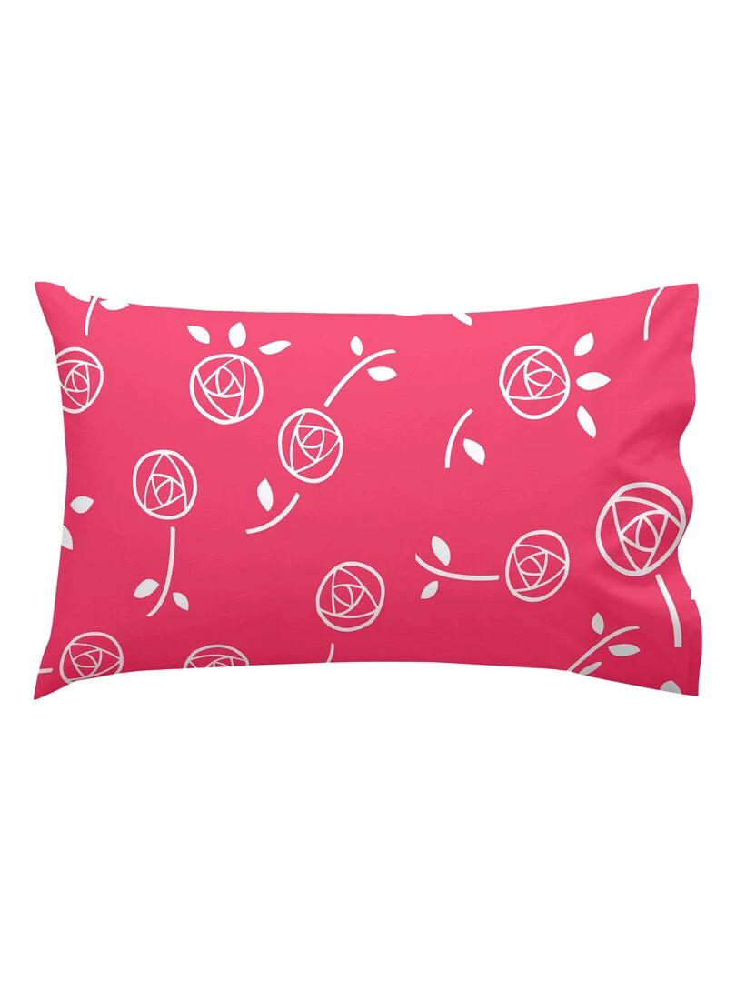 Parure housse de couette 2 pièces Magic rose Berceau "Happyfriday"   Orange