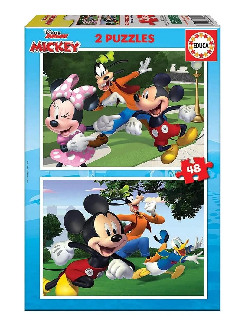 Puzzles 2 x 48 pièces : Mickey et ses amis N/A