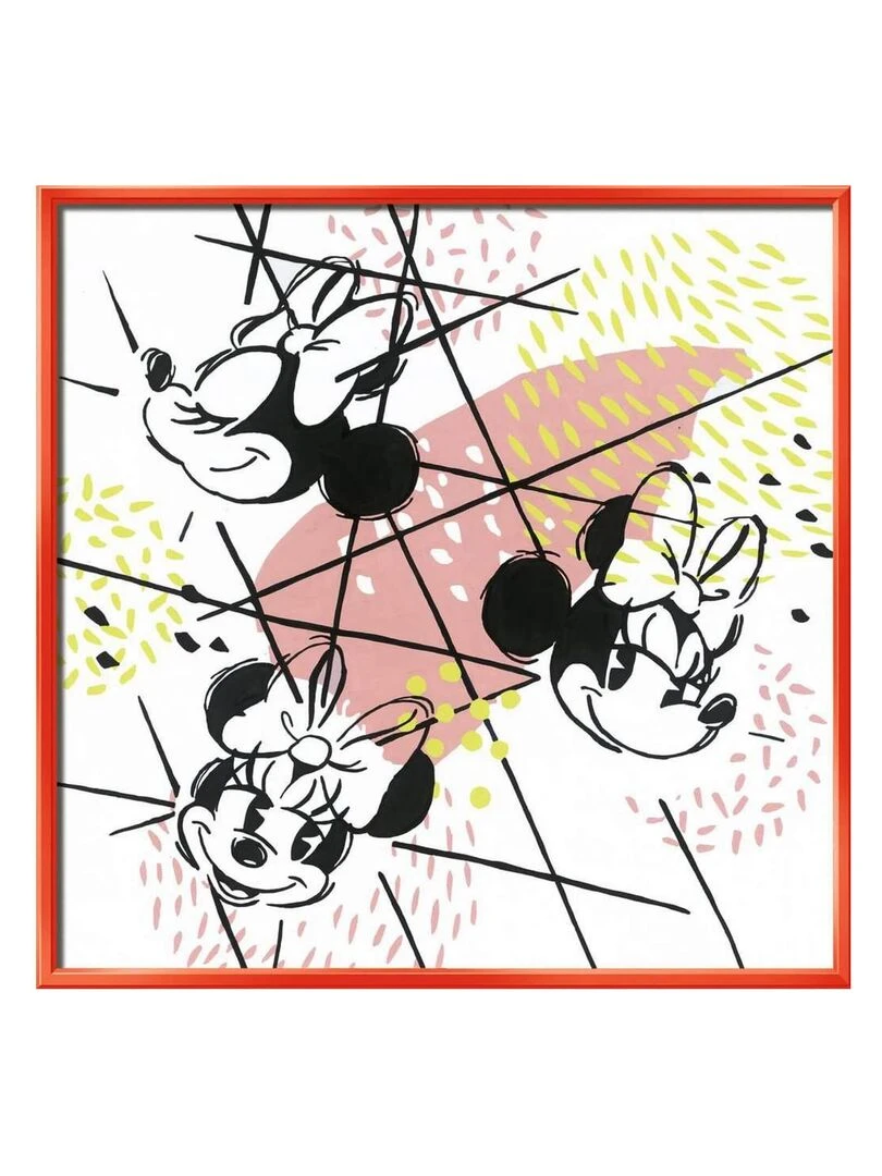 CreArt Peinture au numéro : Carré   Disney Minnie Mouse Style   N/A
