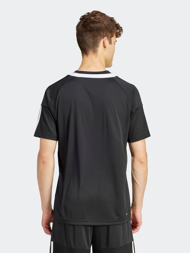Chemise fluide à col pyjama   Bleu marine