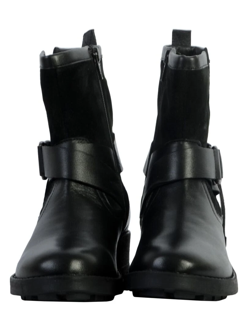 Bottes Cuir Kaporal Lincka   Noir