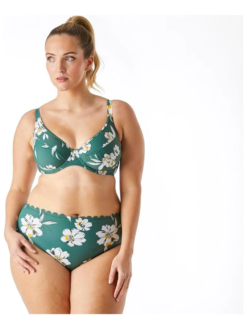Haut de maillot à armatures BAHIA   Brigitte Bardot Bain   Vert