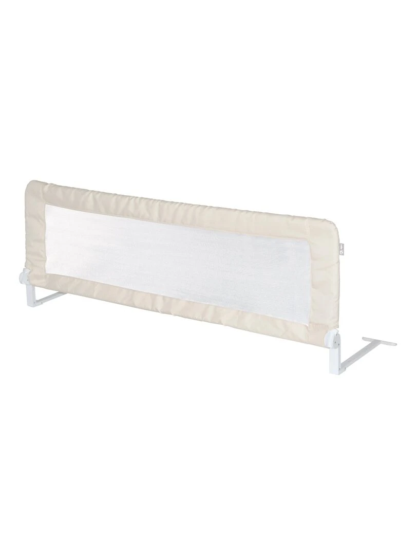 ROBA Barrière de Lit Bébé et Enfant "Klipp Klapp" 100 cm Antichute et Rabattable Beige Blanc Beige