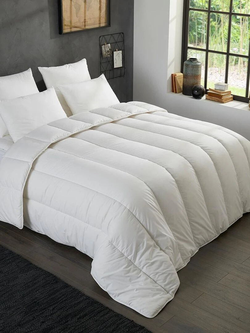 DODO Couette Nuits Calmes Anti Acariens Tempérée Blanc