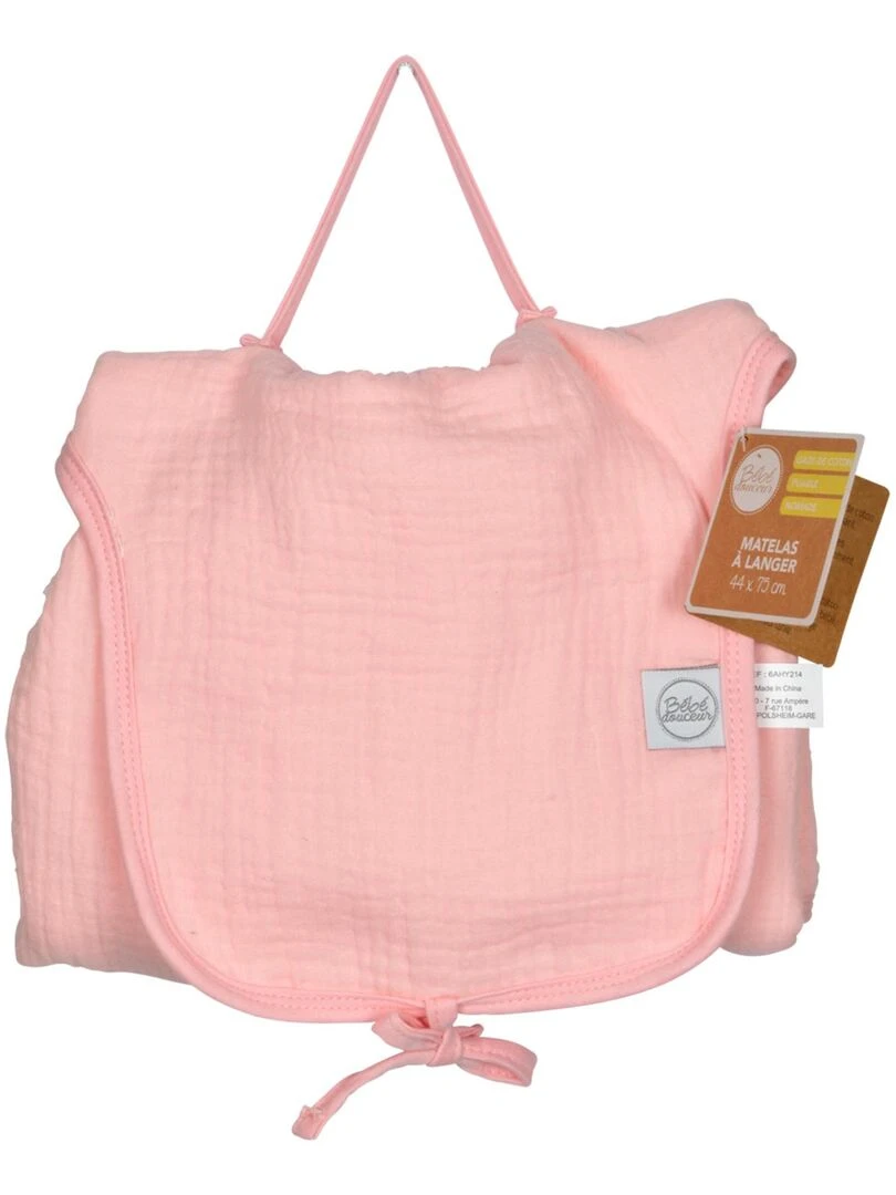 Matelas à langer nomade Rose clair