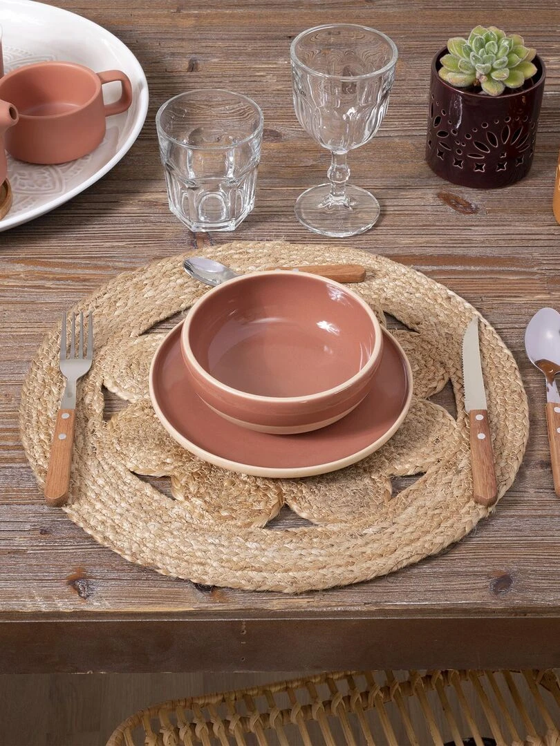 Set de table en jute   Beige