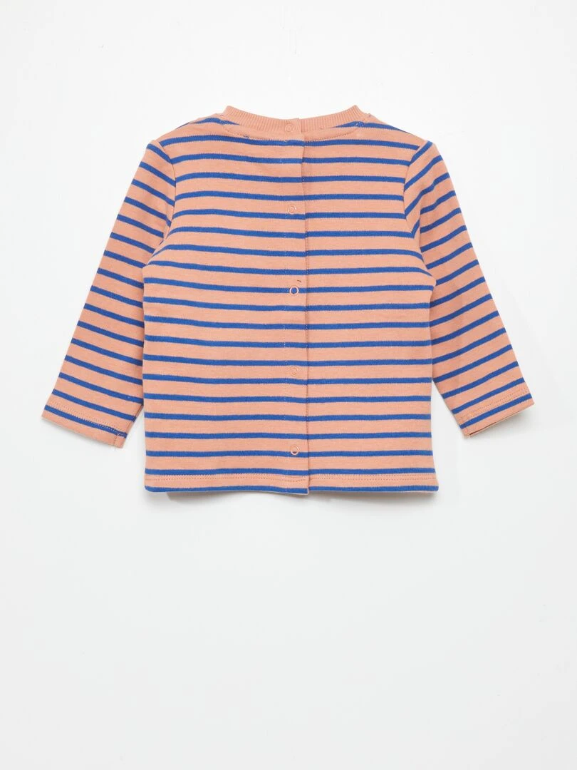 T shirt à manches longues   Rose