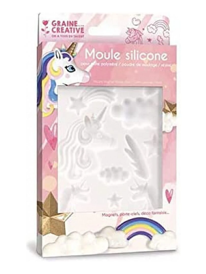 Moule En Silicone 20x13 Cm Licorne N/A