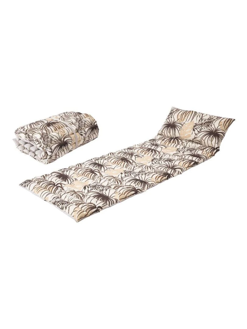Long coussin de plage réversible BELIZE 'Deko&co' Beige