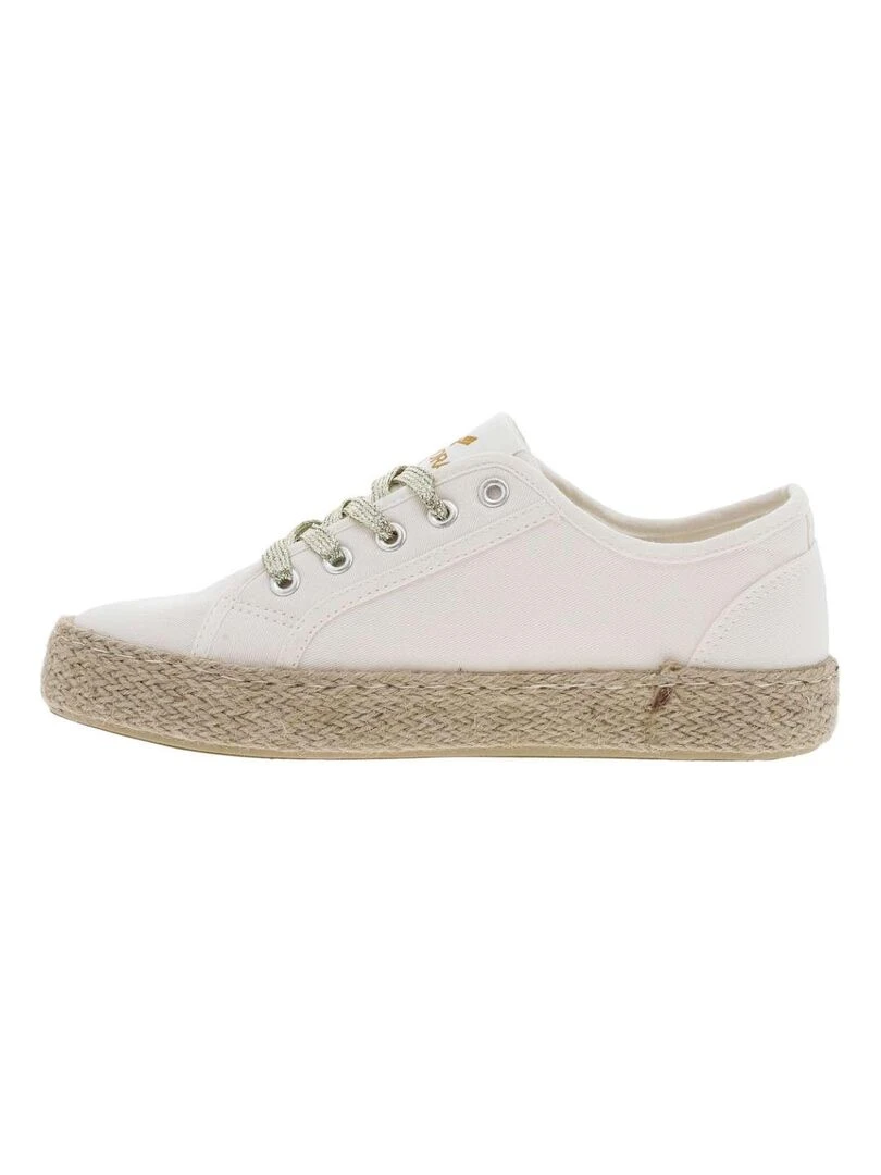 KAPORAL   Baskets basses plateforme   Blanc