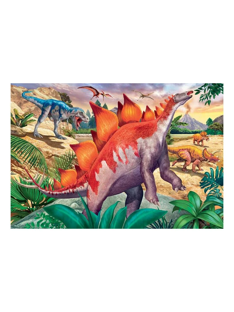 Puzzle 2x24 Piece Mammouths Et Dinosaures N/A