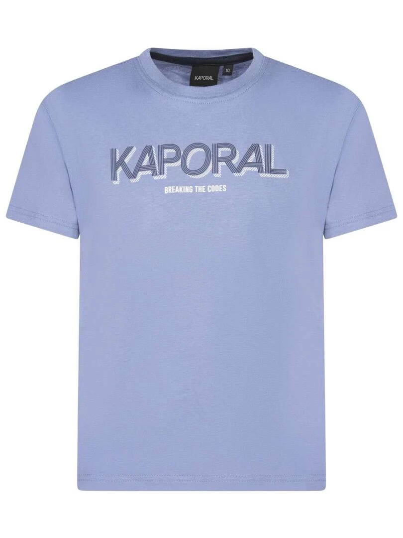 KAPORAL T shirt coton col rond Bleu