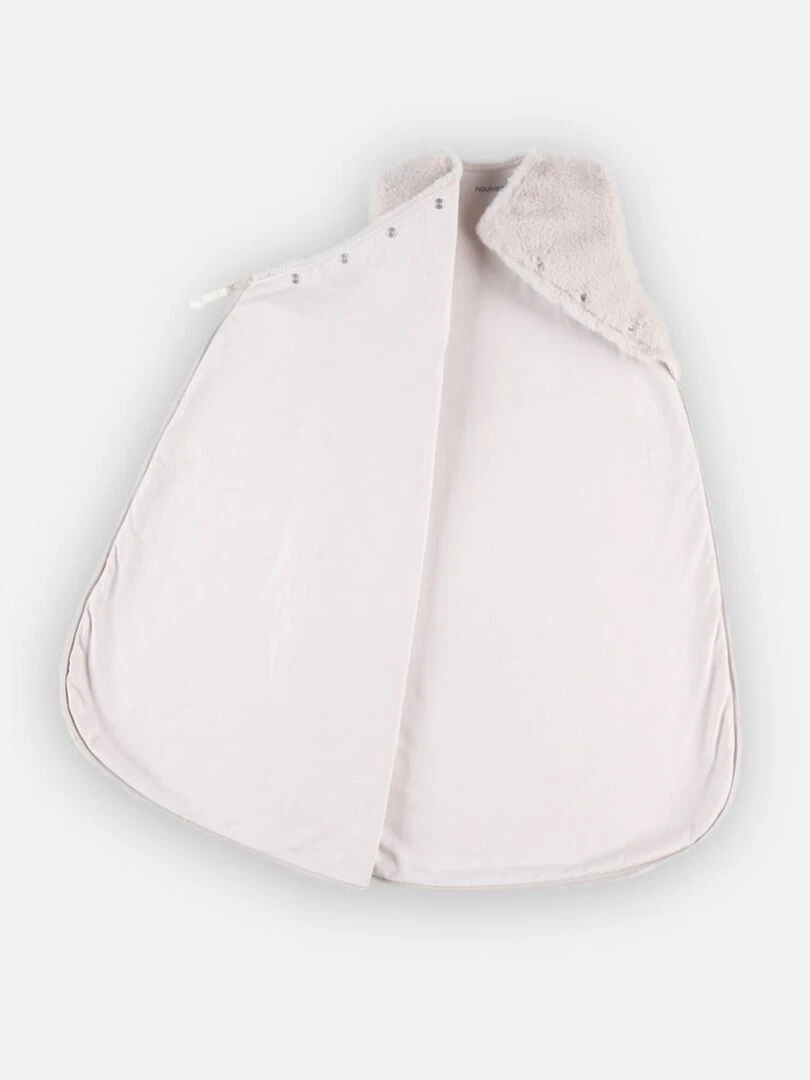 Gigoteuse 70 cm longs poils  greige   Gris