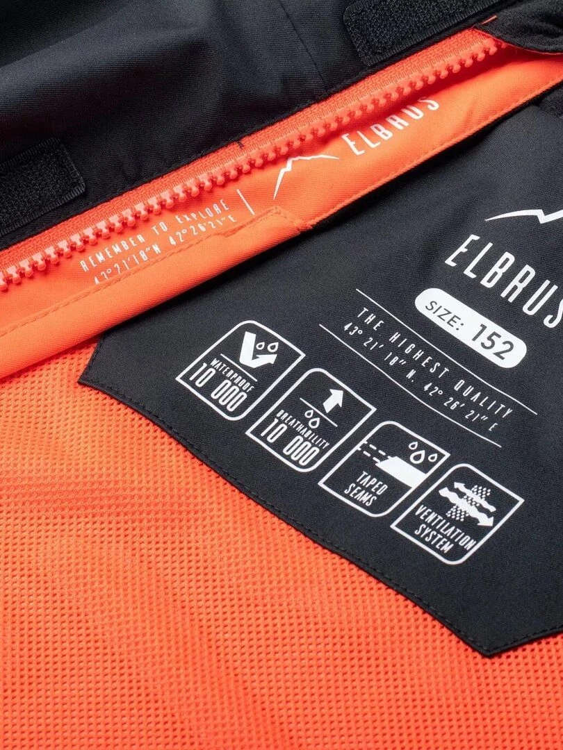 Elbrus   Veste POUL   Orange clair