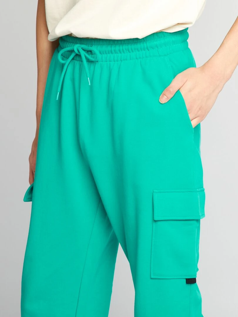 Pantalon de jogging style cargo   vert
