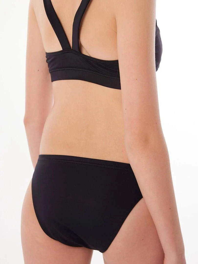 Culotte de Bain Menstruel Bikini ado   Noir Noir