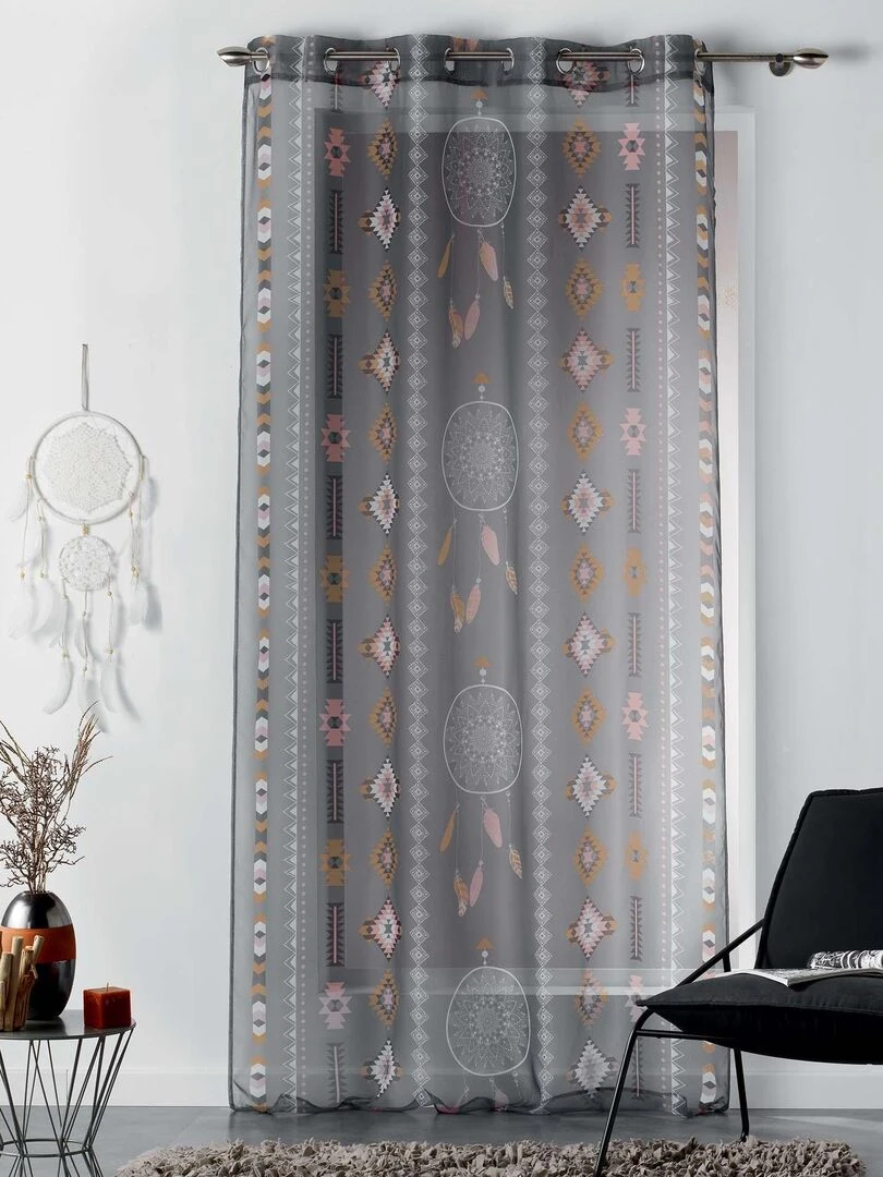Panneau à oeillets voile Indiment Gris foncé