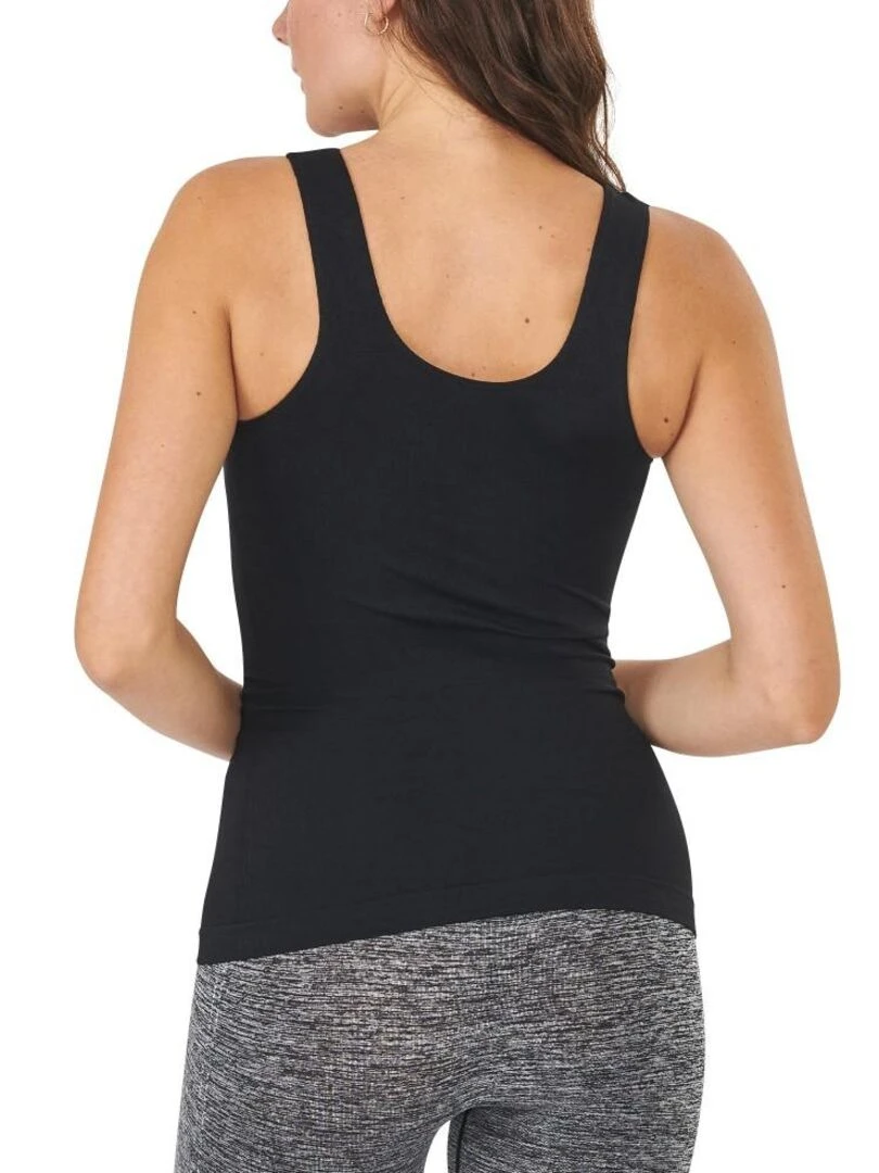 Top minceur et gainant CryoShape   Noir