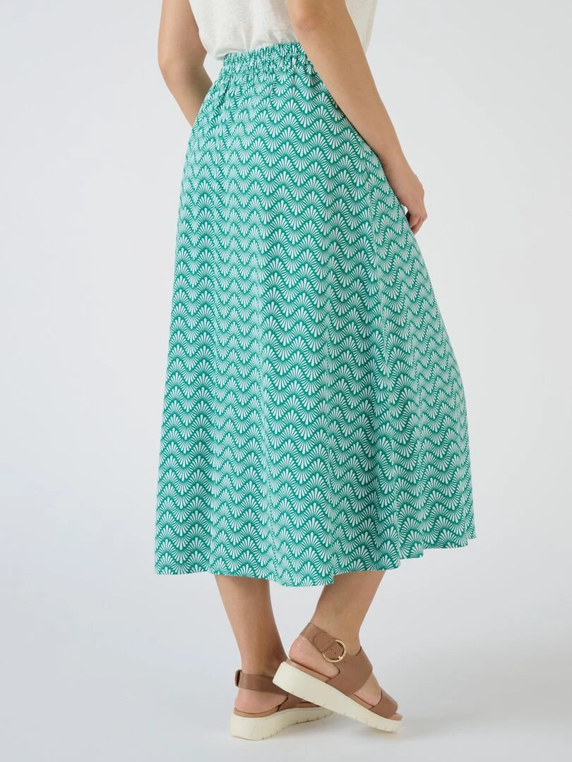 Jupe ample *fibres pure viscose Lenzing(TM) EcoVero(TM)   Damart   Vert