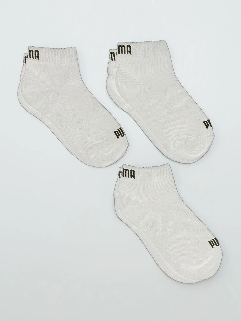 Lot de 3 paires de chaussettes 'Puma' BLANC