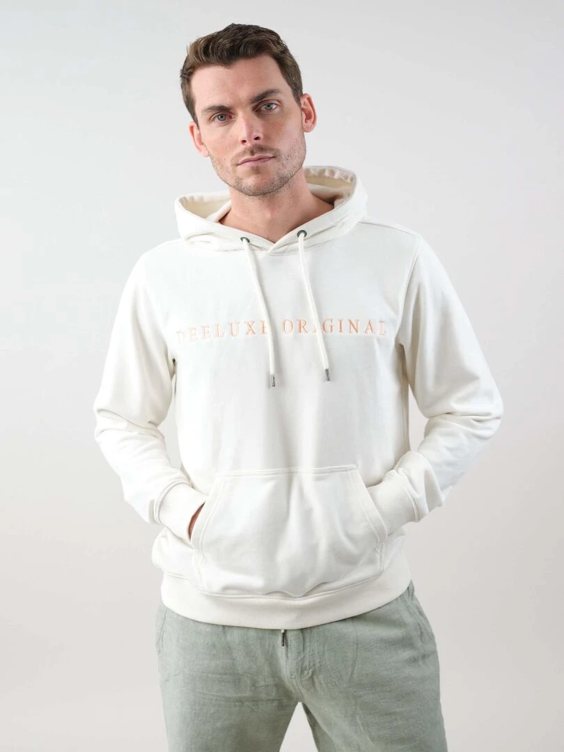 Sweat en jersey french terry pour homme 'Deeluxe' Blanc