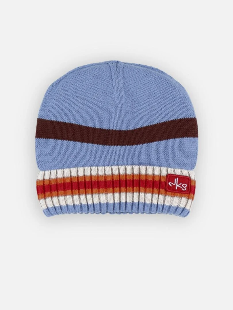 Bonnet tricot ibiza Noukie's Bleu