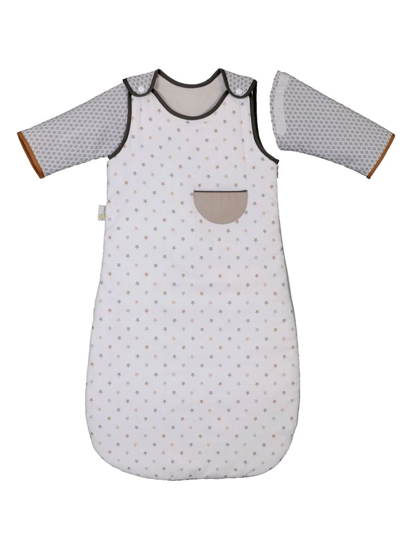 Gigoteuse hiver à manches Coton Bio 'P'tit Basile' Little dreams Multicolore