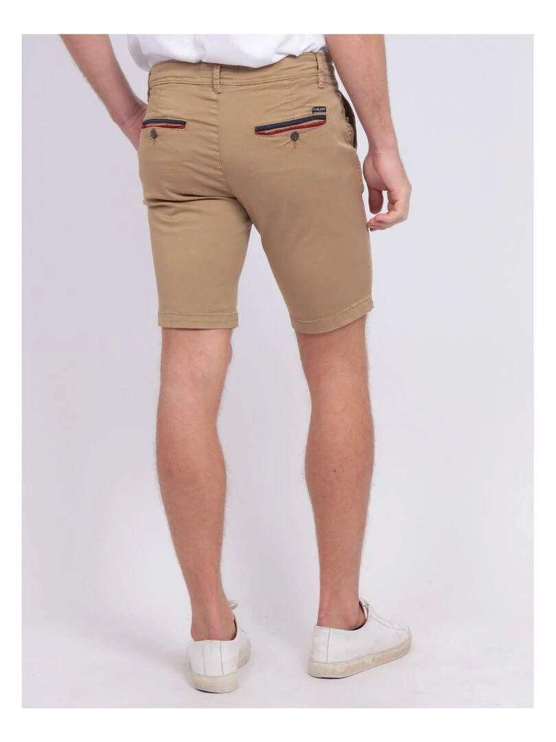 Bermuda chino slim BERKLEY Marron