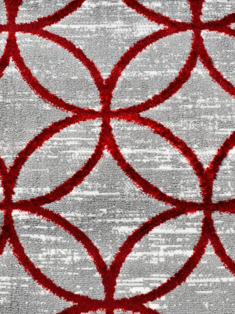 Tapis salon MILOS   Rouge