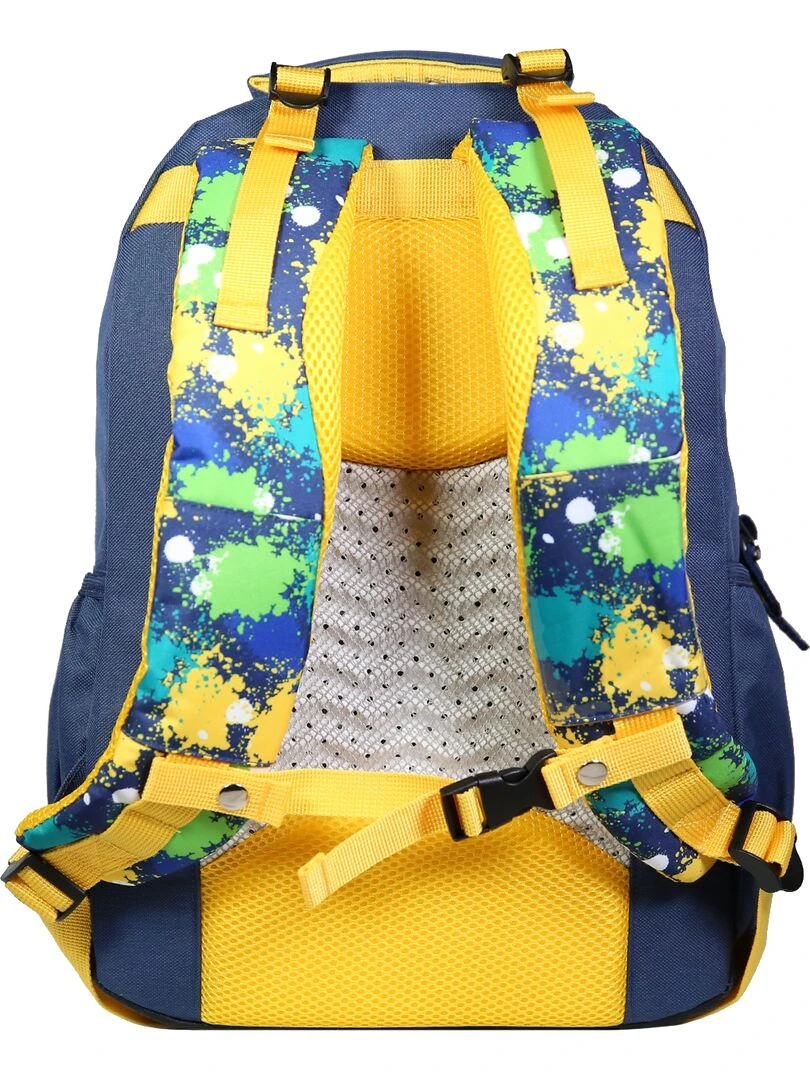 BAGTROTTER Sac à dos 2 compartiments Phileas Bleu Dinosaure   Bleu