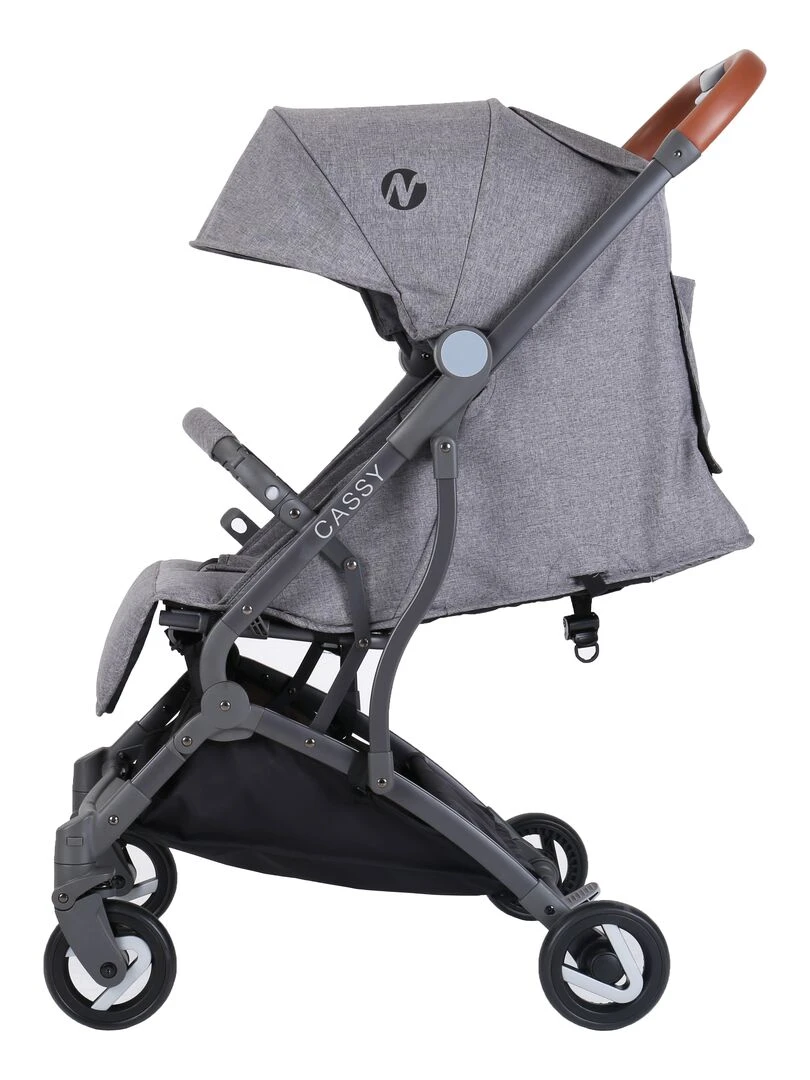 Poussette Compacte Cassy  Légère Et Maniable – Nania   Gris