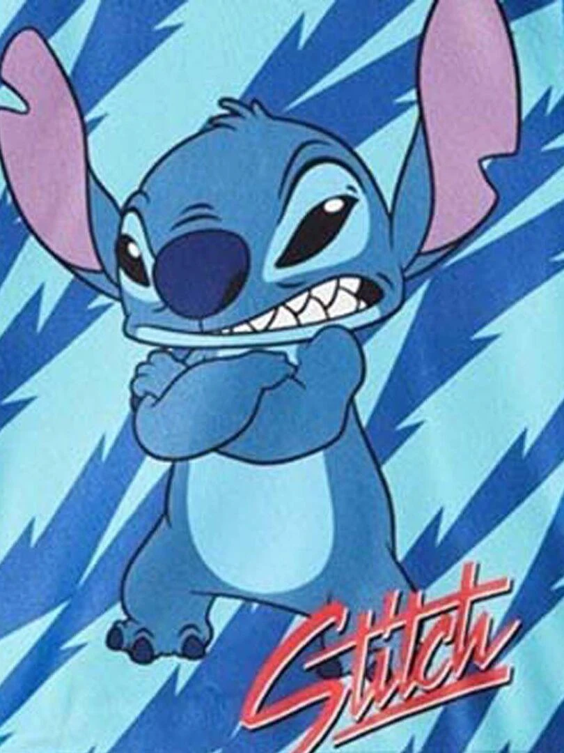 Disney   Pyjama garçon imprimé Lilo Et Stitch   Bleu marine
