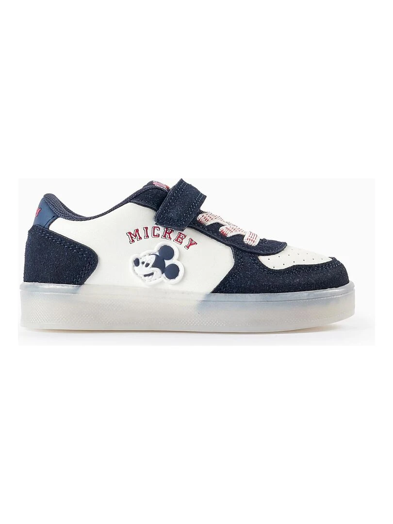 Baskets Lumineuses pour Bébé et Garçon 'Mickey' MICKEY Bleu foncé