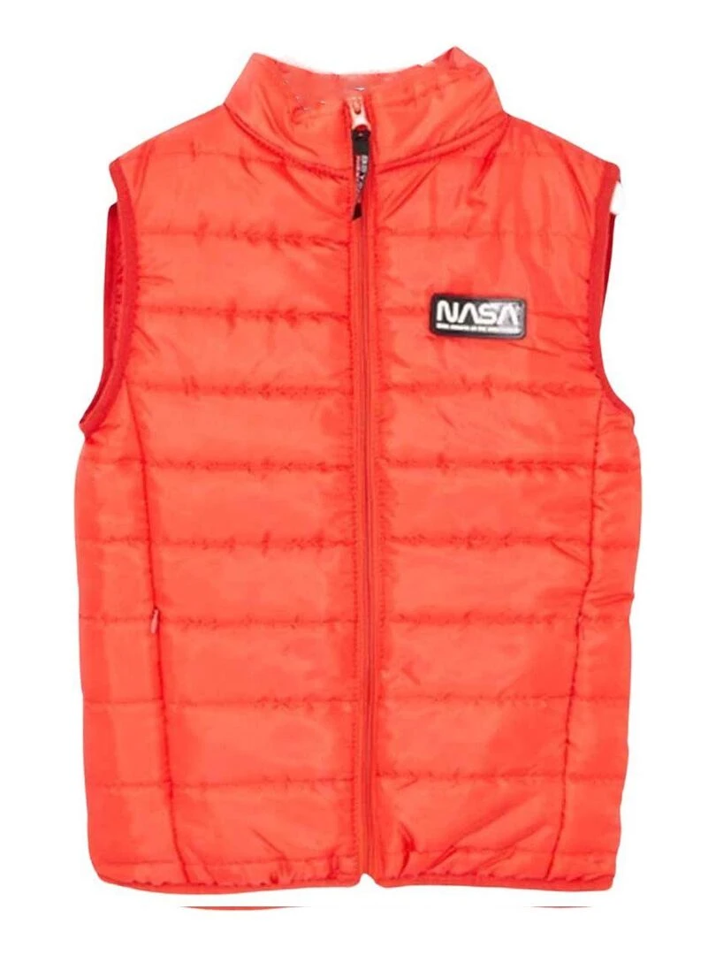 Nasa Parka homme imprimé logo Rouge