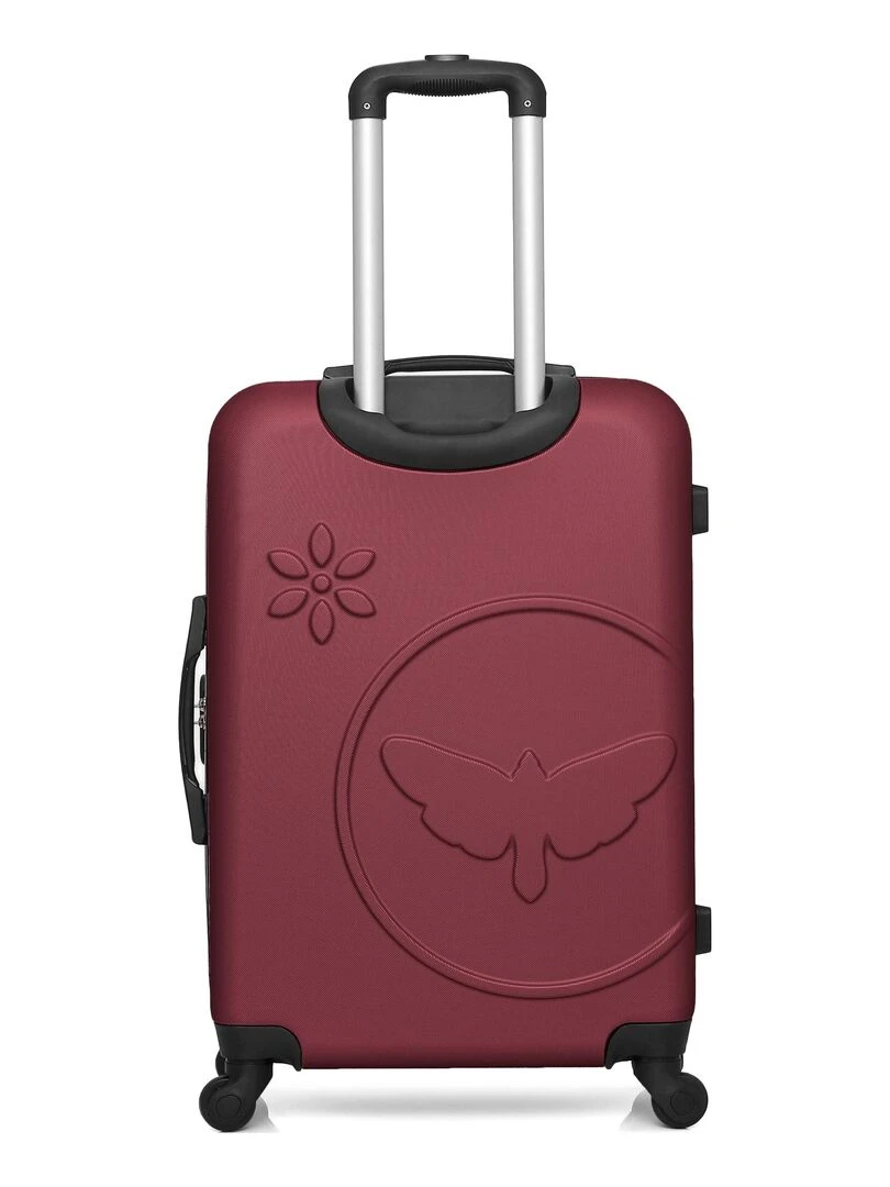 LPB LUGGAGE   VALISE WEEKEND ABS ELEONOR 4 ROUES 65 CM   Bordeaux