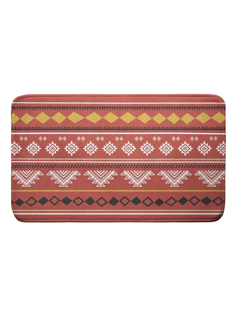 Tapis de bain Esteban ethnic Orange