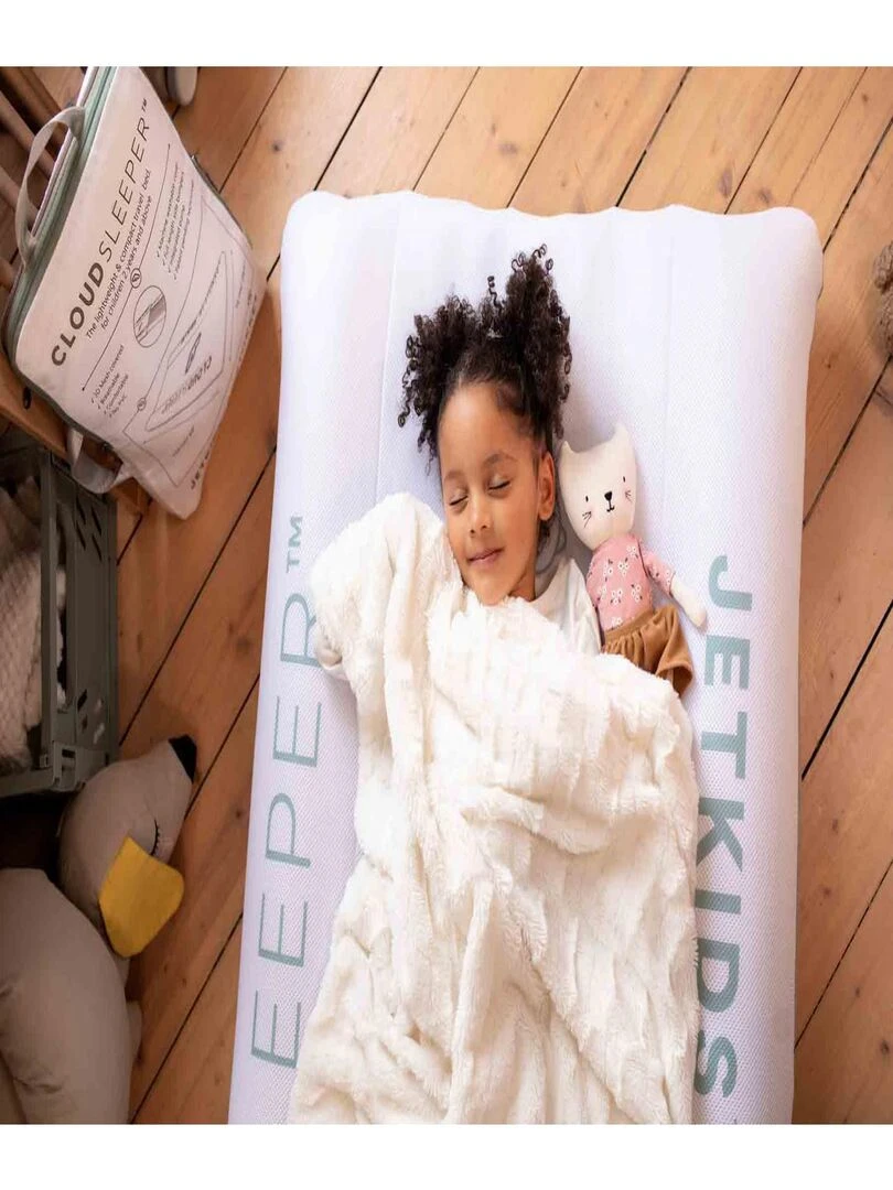 Lit de voyage enfant gonflable CloudSleeper™ JetKids™ by Stokke® Blanc
