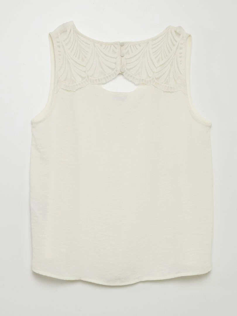 Blouse sans manches 'JDY'   Blanc