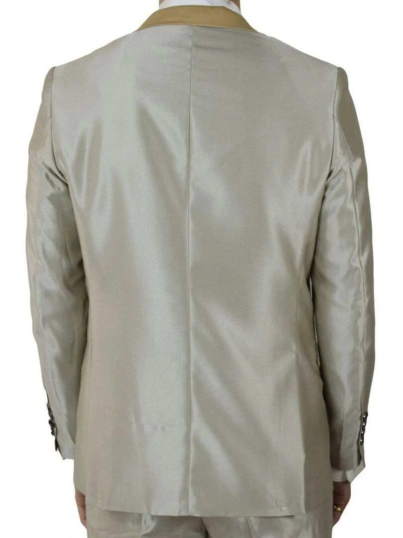 Costume en satin 2 boutons Kebello   Beige