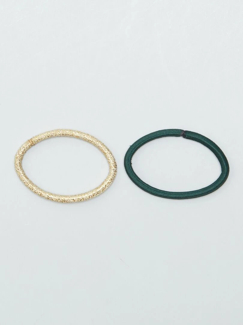 Lot de 5 élastiques   Rouge/vert